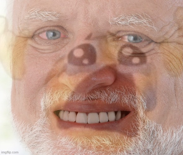 New temp | image tagged in hide the pain harold with crying emoji | made w/ Imgflip meme maker