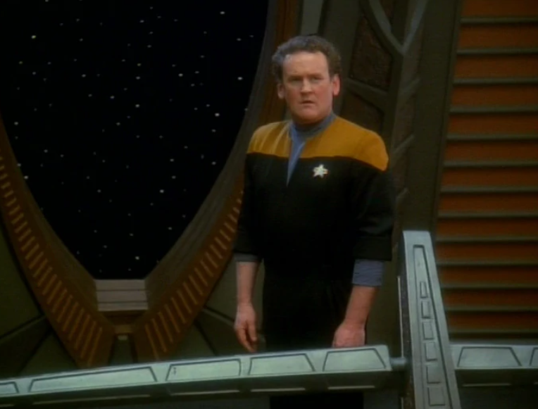 Miles O'Brien The Chief Deep Space Nine In Front Of Window Blank ...