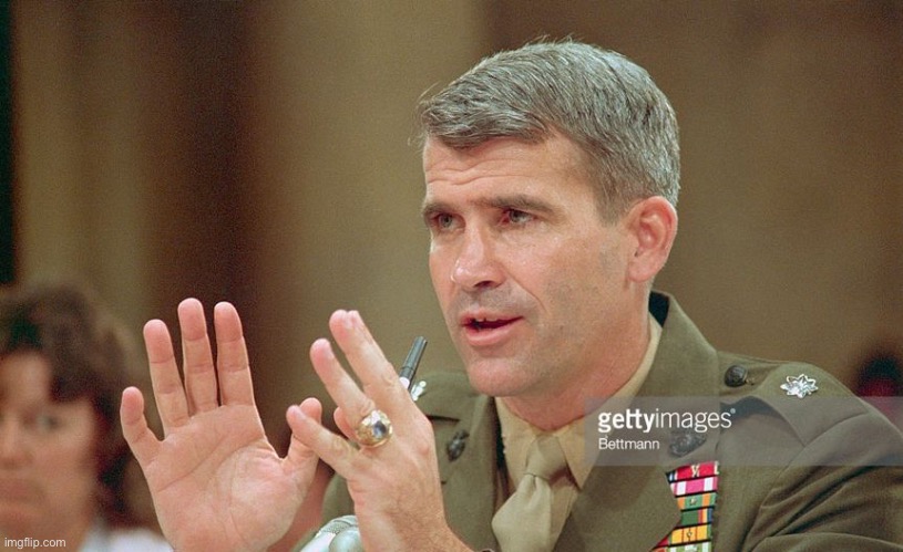 Oliver North | image tagged in oliver north | made w/ Imgflip meme maker