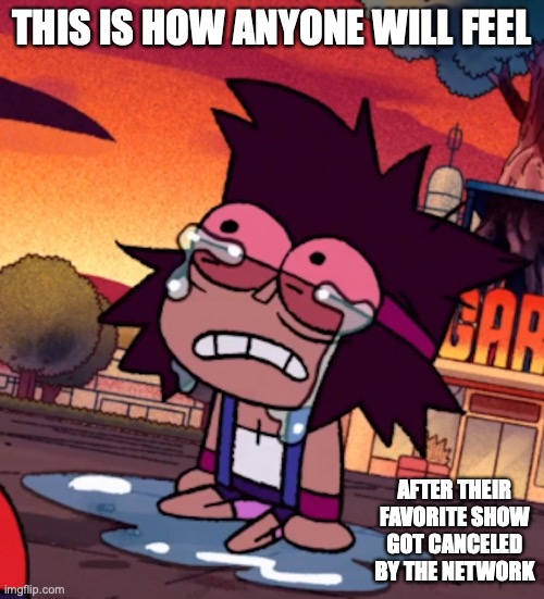 Sad Kaio | THIS IS HOW ANYONE WILL FEEL; AFTER THEIR FAVORITE SHOW GOT CANCELED BY THE NETWORK | image tagged in ok ko,memes | made w/ Imgflip meme maker
