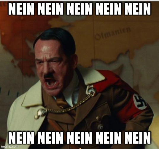 Nein | NEIN NEIN NEIN NEIN NEIN; NEIN NEIN NEIN NEIN NEIN | image tagged in nein | made w/ Imgflip meme maker