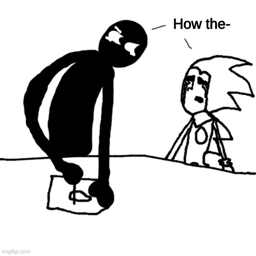 How did the chemicals get into Majin's eyes when Alternate's were closer | How the- | made w/ Imgflip meme maker