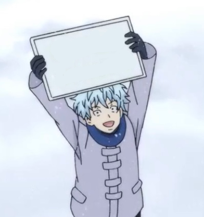 Kaido holding a sign Blank Meme Template