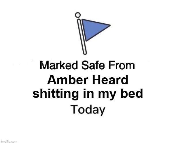 Amber Turd | Amber Heard shitting in my bed | image tagged in memes,marked safe from,amber heard,pooping | made w/ Imgflip meme maker