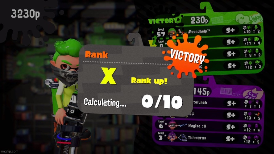 X RANK IN RAINMAKER BABY! | made w/ Imgflip meme maker