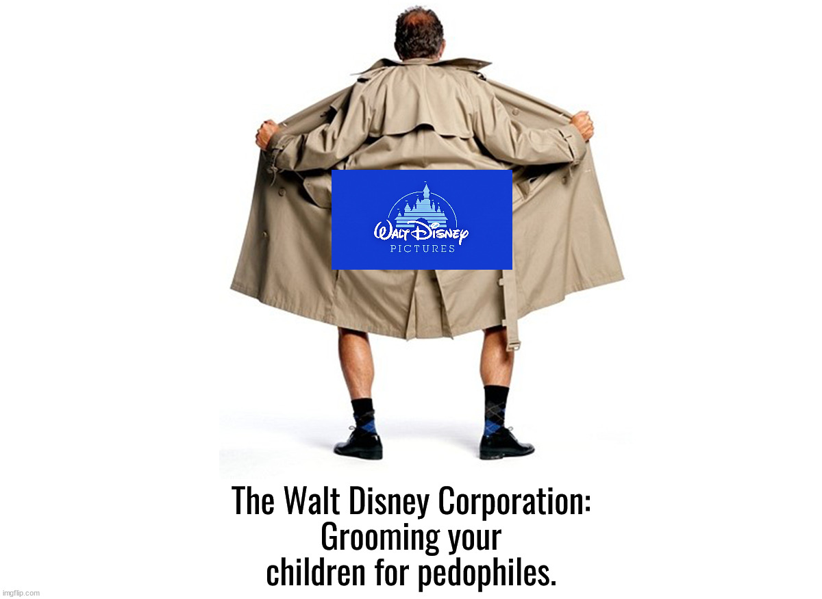 The Walt Disney Corporation:
Grooming your children for pedophiles. | made w/ Imgflip meme maker