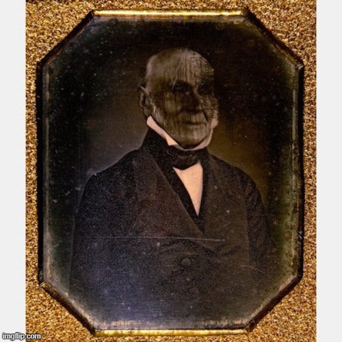 Photo of John Quincy Adams, 1844 | made w/ Imgflip meme maker