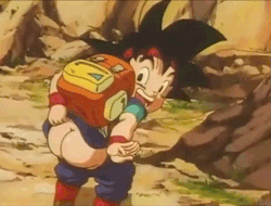 Goku Jr. Moon Blank Meme Template