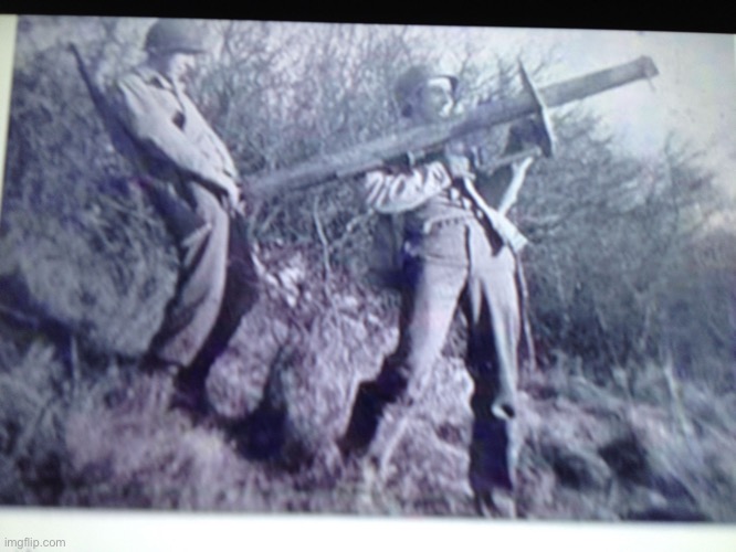 WWII anti-tank soldiers | image tagged in wwii anti-tank soldiers | made w/ Imgflip meme maker