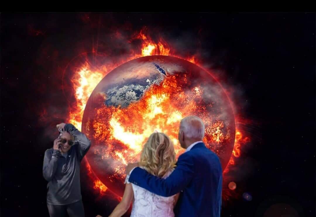 Joe Biden WW3 end of the world Blank Meme Template