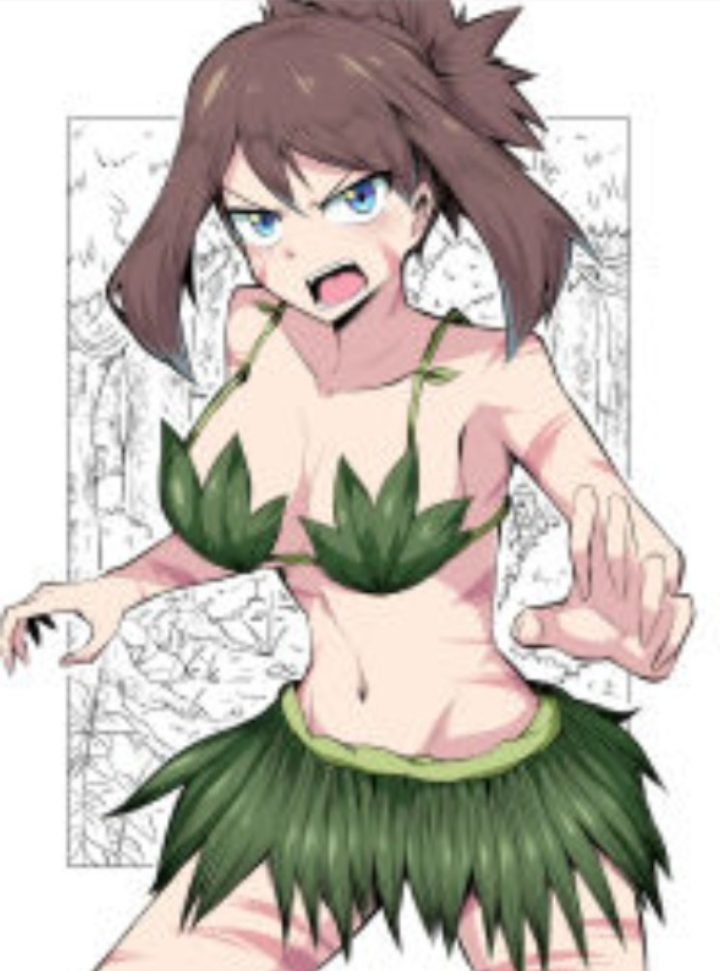 High Quality Sexy forest girl Blank Meme Template