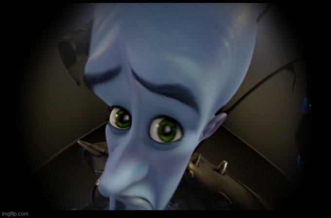 Megamind Peeking | image tagged in megamind no bitches | made w/ Imgflip meme maker