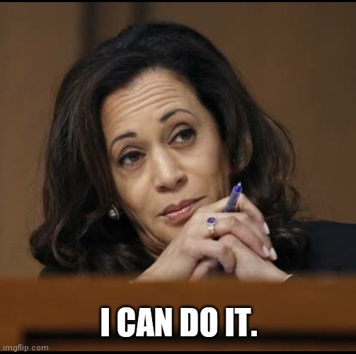 Kamala Harris  | I CAN DO IT. | image tagged in kamala harris | made w/ Imgflip meme maker