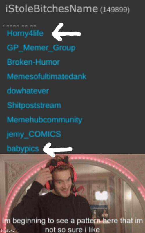 emothesnake is a pedo | image tagged in im beginning to see a pattern here im not so sure i like | made w/ Imgflip meme maker