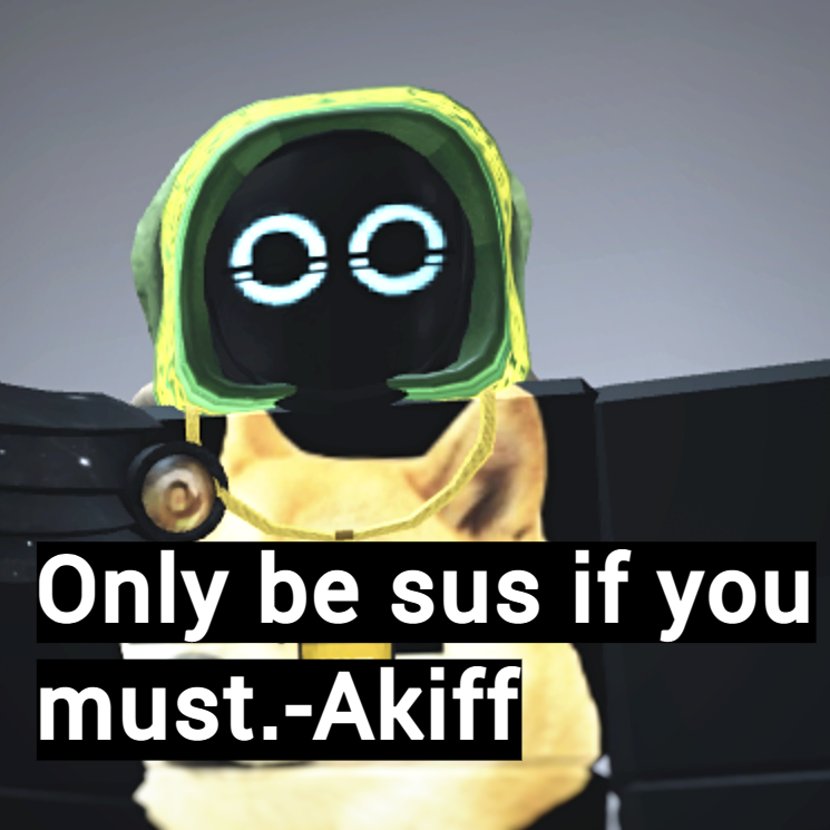 sus if you must Blank Meme Template