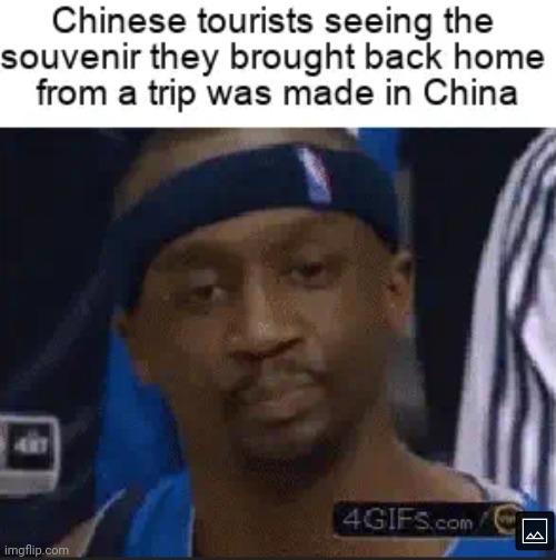 Bruh made in china?! | image tagged in made in china,china,tourism | made w/ Imgflip meme maker