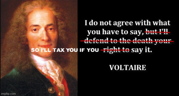 image tagged in voltaire | made w/ Imgflip meme maker