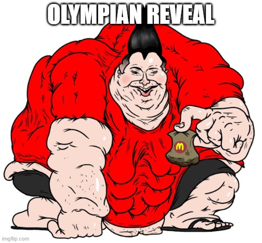 Nikocado | OLYMPIAN REVEAL | image tagged in nikocado | made w/ Imgflip meme maker