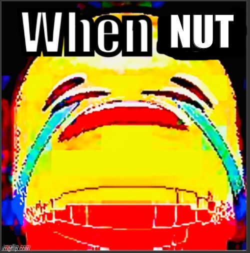 When sad | NUT | image tagged in when sad | made w/ Imgflip meme maker