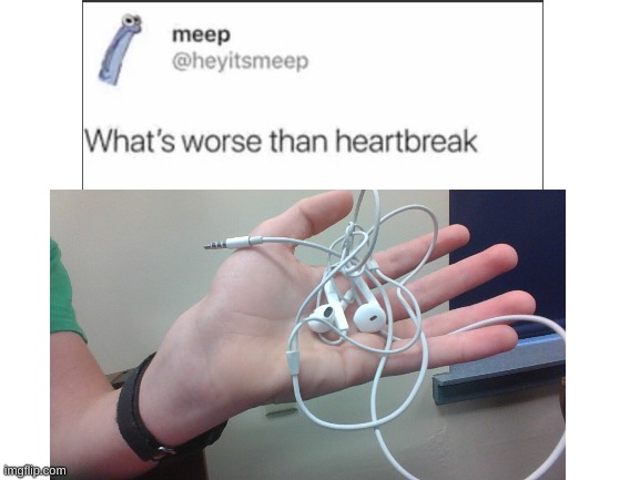 Fight me you know im right | image tagged in meep,iphone earbuds,iphone | made w/ Imgflip meme maker