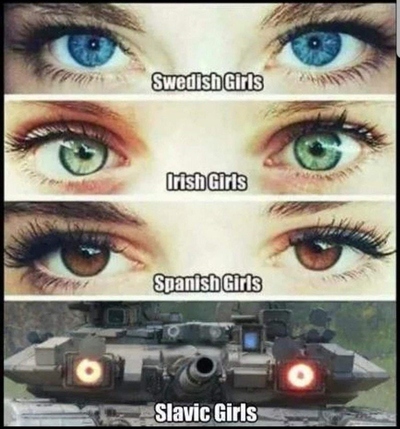 High Quality Slavic Girls Blank Meme Template