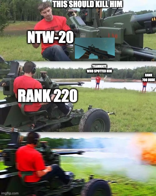 the * NEW * NTW-20 in Phantom Forces its kinda awful honestly 