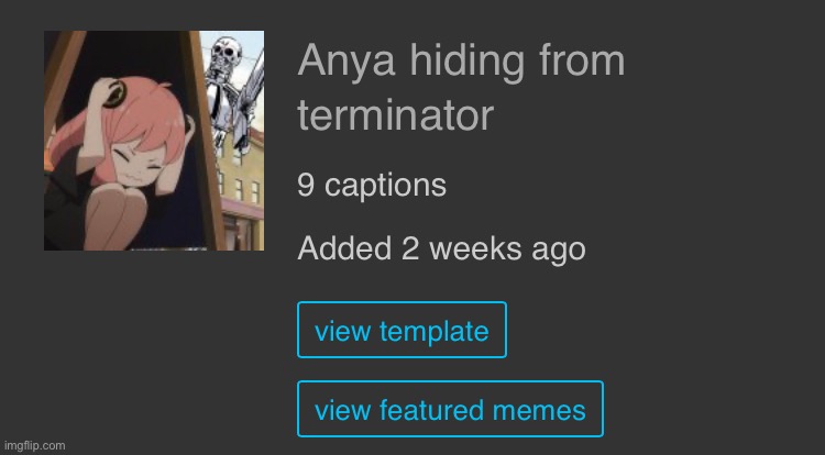 Anya reminds you Blank Template - Imgflip