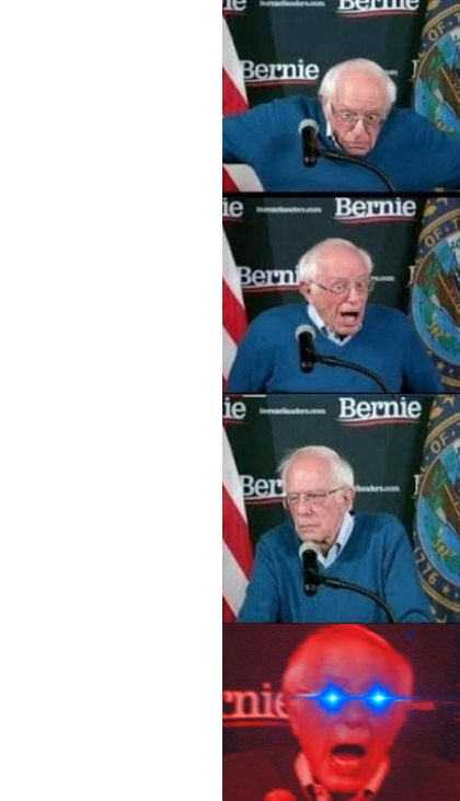 High Quality Bernie Sanders Blank Meme Template