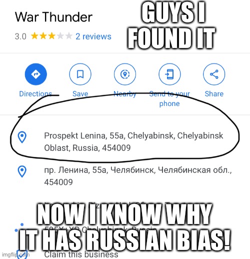 I found it | GUYS I FOUND IT; NOW I KNOW WHY IT HAS RUSSIAN BIAS! | image tagged in found it | made w/ Imgflip meme maker