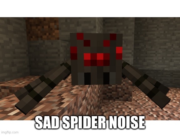 SAD SPIDER NOISE | made w/ Imgflip meme maker