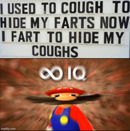 (mod note: beautiful) | image tagged in infinity iq mario | made w/ Imgflip meme maker