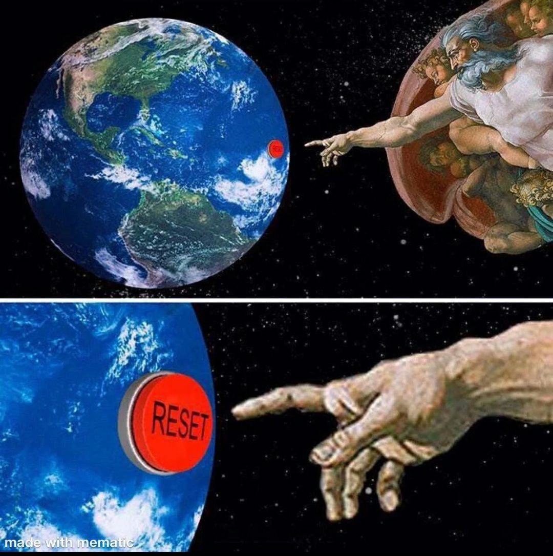 Reset earth Blank Meme Template