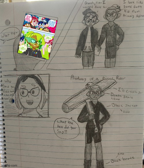 Rider is not pleased with the "redraw" of Coroika | image tagged in change my mind | made w/ Imgflip meme maker