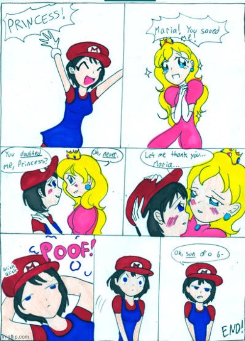 A sequel to genderbent Mario | made w/ Imgflip meme maker