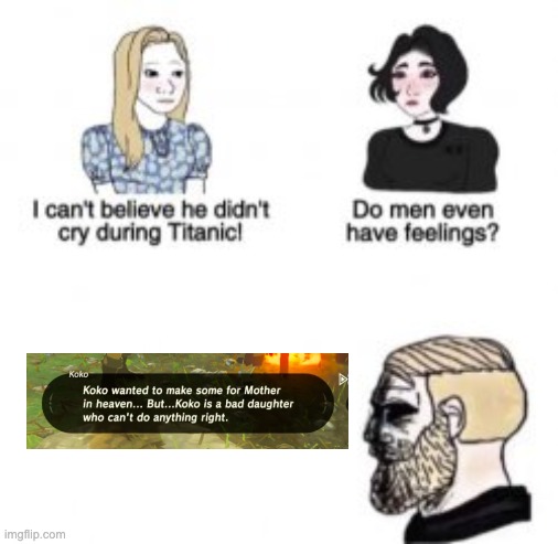 *this is so sad* part 2 | image tagged in i can't believe he didn't cry during titanic,the legend of zelda breath of the wild | made w/ Imgflip meme maker
