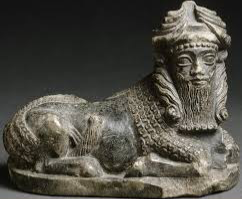 Sumerian god statue Blank Meme Template