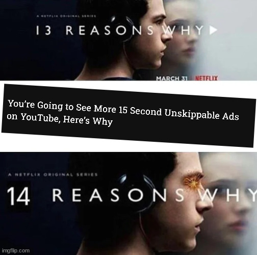 WHY | image tagged in funny memes,youtube,13 reasons why | made w/ Imgflip meme maker