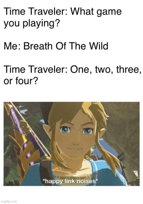 IF ONLY THIS WERE REAL- | image tagged in the legend of zelda breath of the wild | made w/ Imgflip meme maker