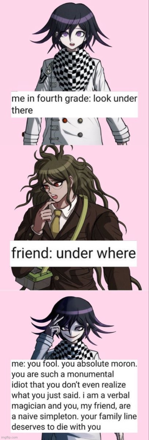 Meme | image tagged in danganronpa | made w/ Imgflip meme maker