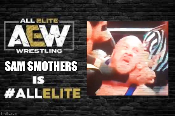 Is all elite | SAM SMOTHERS | image tagged in is all elite | made w/ Imgflip meme maker