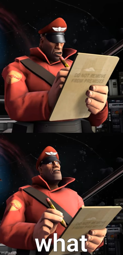 TF2 soldier "what" | what | image tagged in tf2,soldier,confused | made w/ Imgflip meme maker