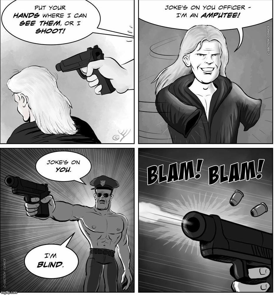 image tagged in dark humor | made w/ Imgflip meme maker