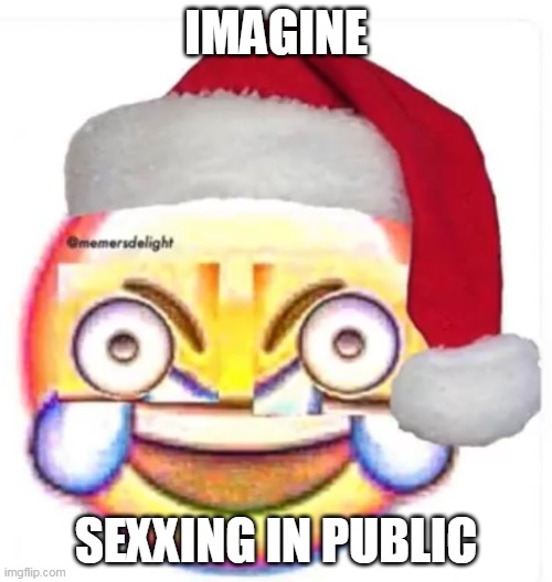 XD face | IMAGINE; SEXXING IN PUBLIC | image tagged in xd face | made w/ Imgflip meme maker