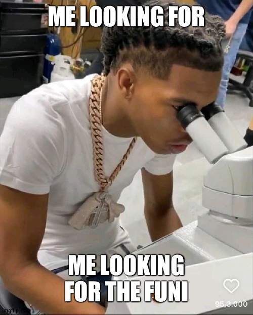 Me looking for Aryan muscle | ME LOOKING FOR ME LOOKING FOR THE FUNI | image tagged in me looking for aryan muscle | made w/ Imgflip meme maker