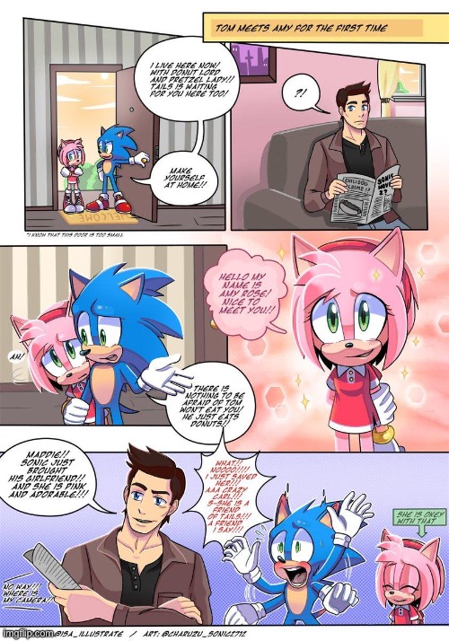 I found it on YouTube so Sonic Movie 3 comic | made w/ Imgflip meme maker