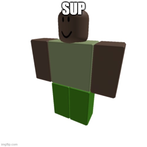 Roblox oc | SUP | image tagged in roblox oc | made w/ Imgflip meme maker