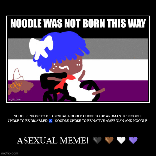 QUICK LOOK AN ASEXUAL MEME | image tagged in asexual | made w/ Imgflip demotivational maker