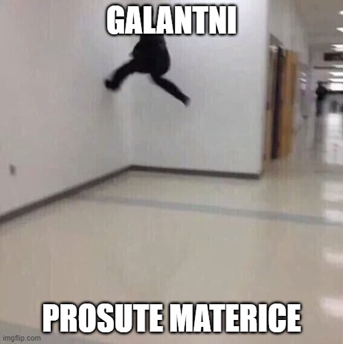 Floor is lava | GALANTNI; PROSUTE MATERICE | image tagged in floor is lava | made w/ Imgflip meme maker