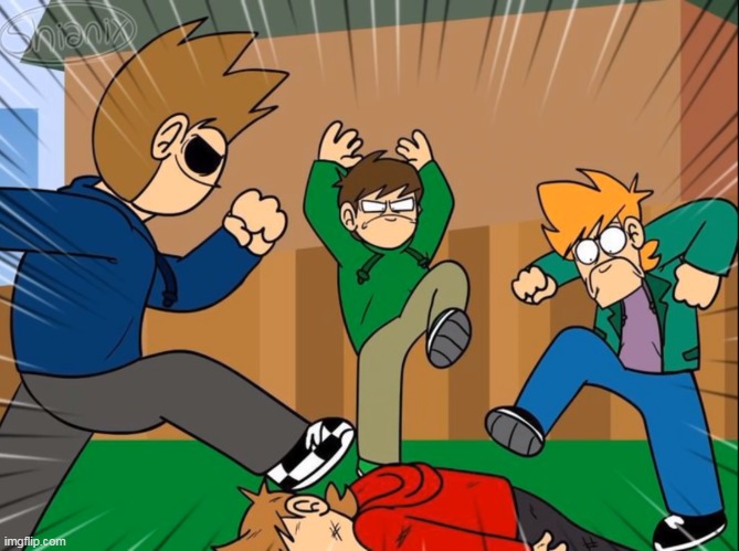 Eddsworld bully tord | image tagged in eddsworld bully tord | made w/ Imgflip meme maker