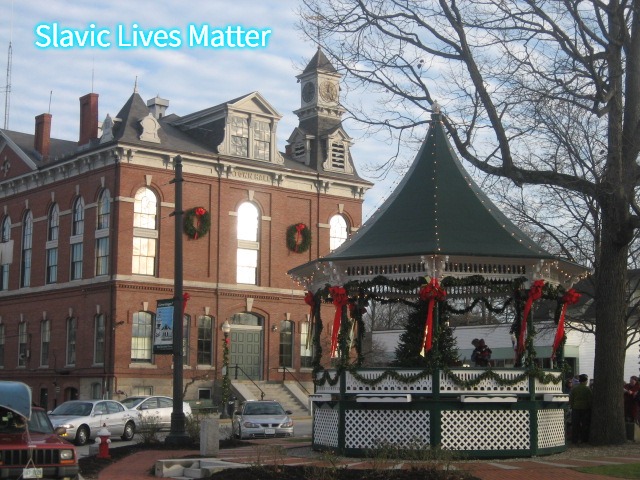 Milford, New Hampshire | Slavic Lives Matter | image tagged in milford new hampshire,slavic | made w/ Imgflip meme maker